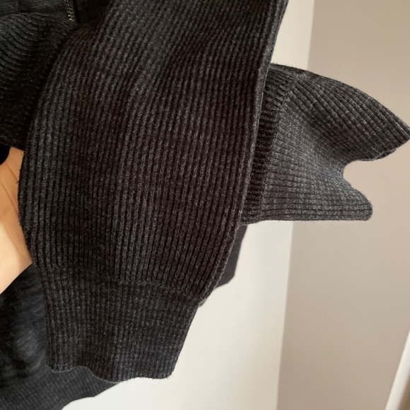 Calvin Klein mock neck full zip knit cardigan sweater size Large - Picture 4 of 11